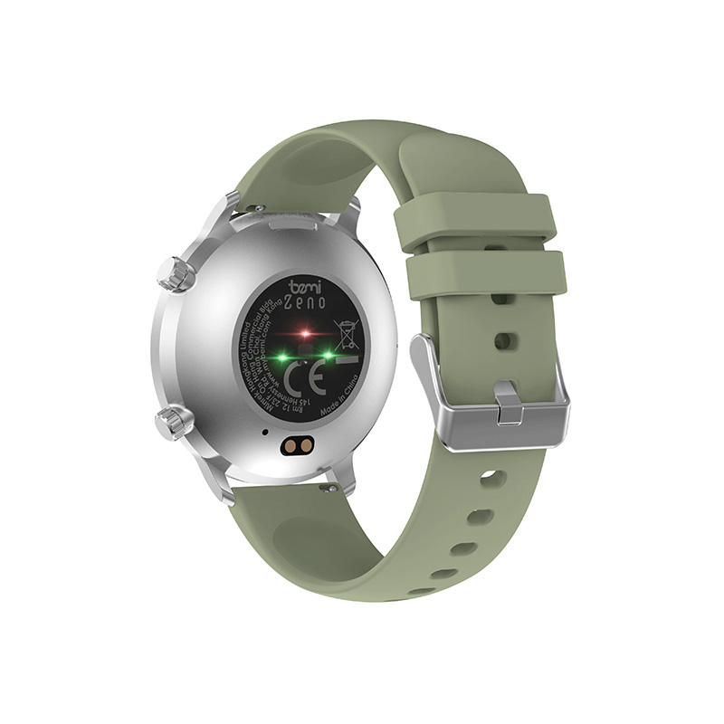 Bemi Zeno smartwatch with AI/ 1.43 Amoled/ 2 straps/ ringing/sensors, silver
