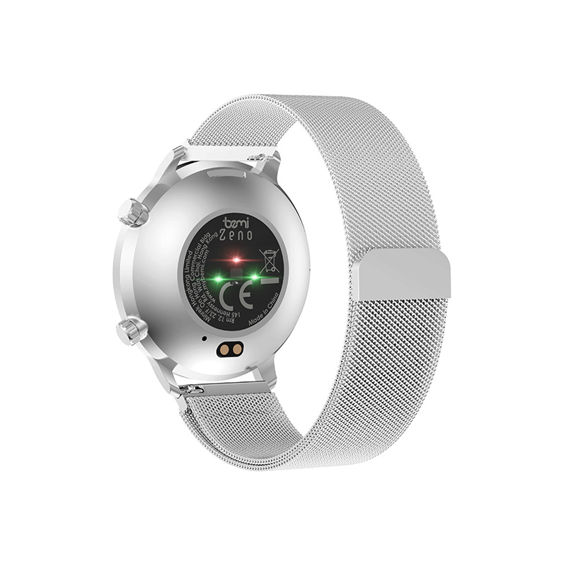 Bemi Zeno smartwatch with AI/ 1.43 Amoled/ 2 straps/ ringing/sensors, silver