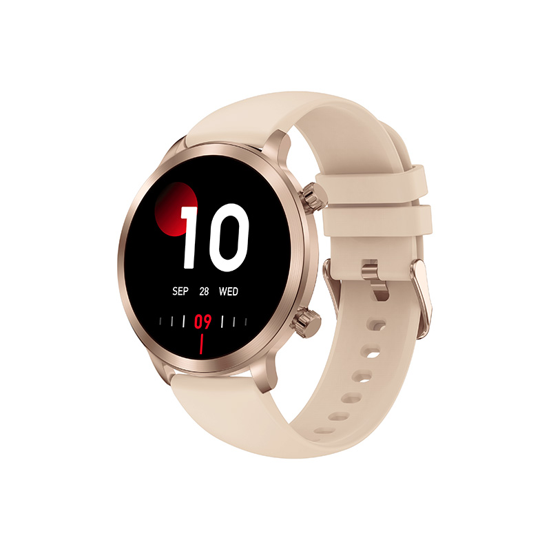 Bemi Zeno smartwatch with AI/ 1.43 Amoled/ 2 straps/ calling/ sensors, gold