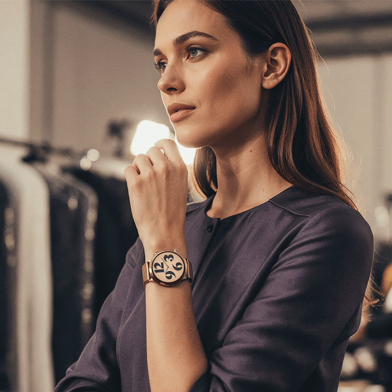 Smartwatch Bemi Zeno - złoty 