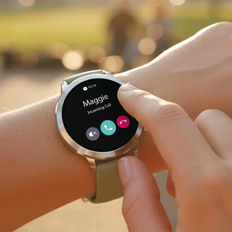 Smartwatch Bemi Zeno - srebrny 